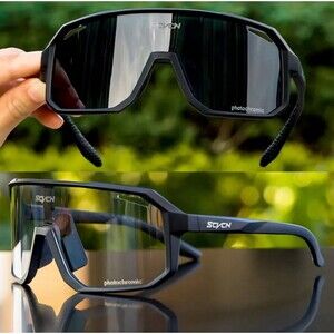Photochromic Men's UV400 Cycling Sunglasses Women Sports Running Eyewear for Men